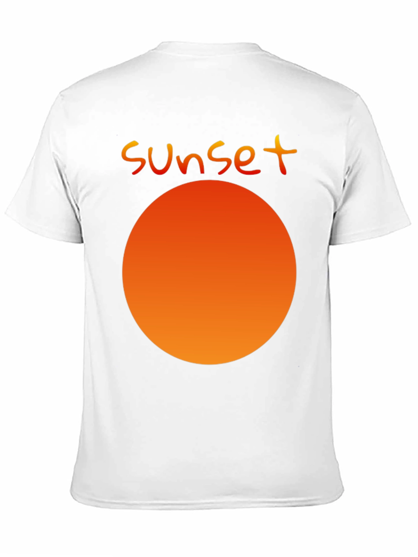 Sunset Graphic Black T-Shirt
