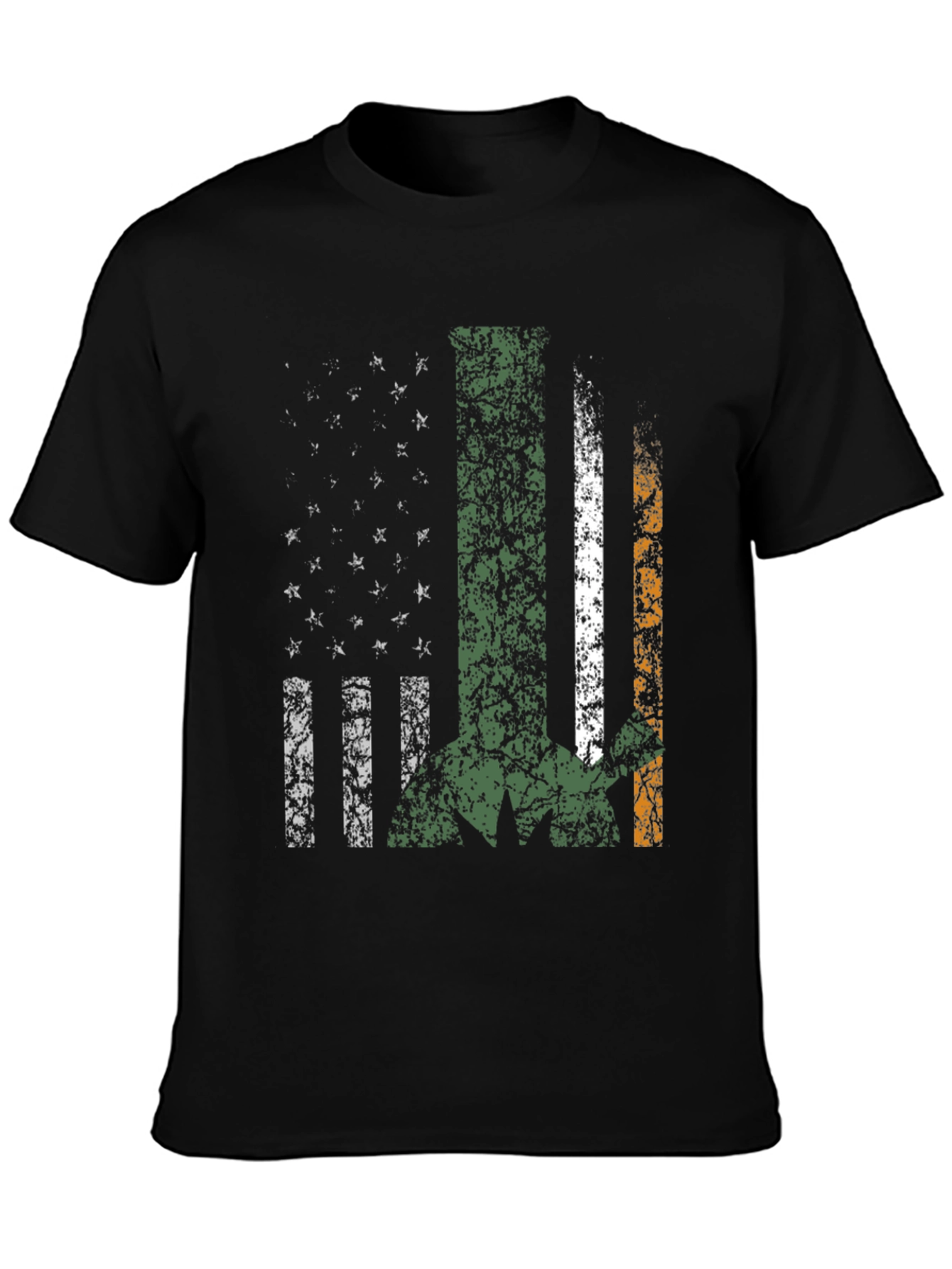 Irish American Flag Graphic Tee