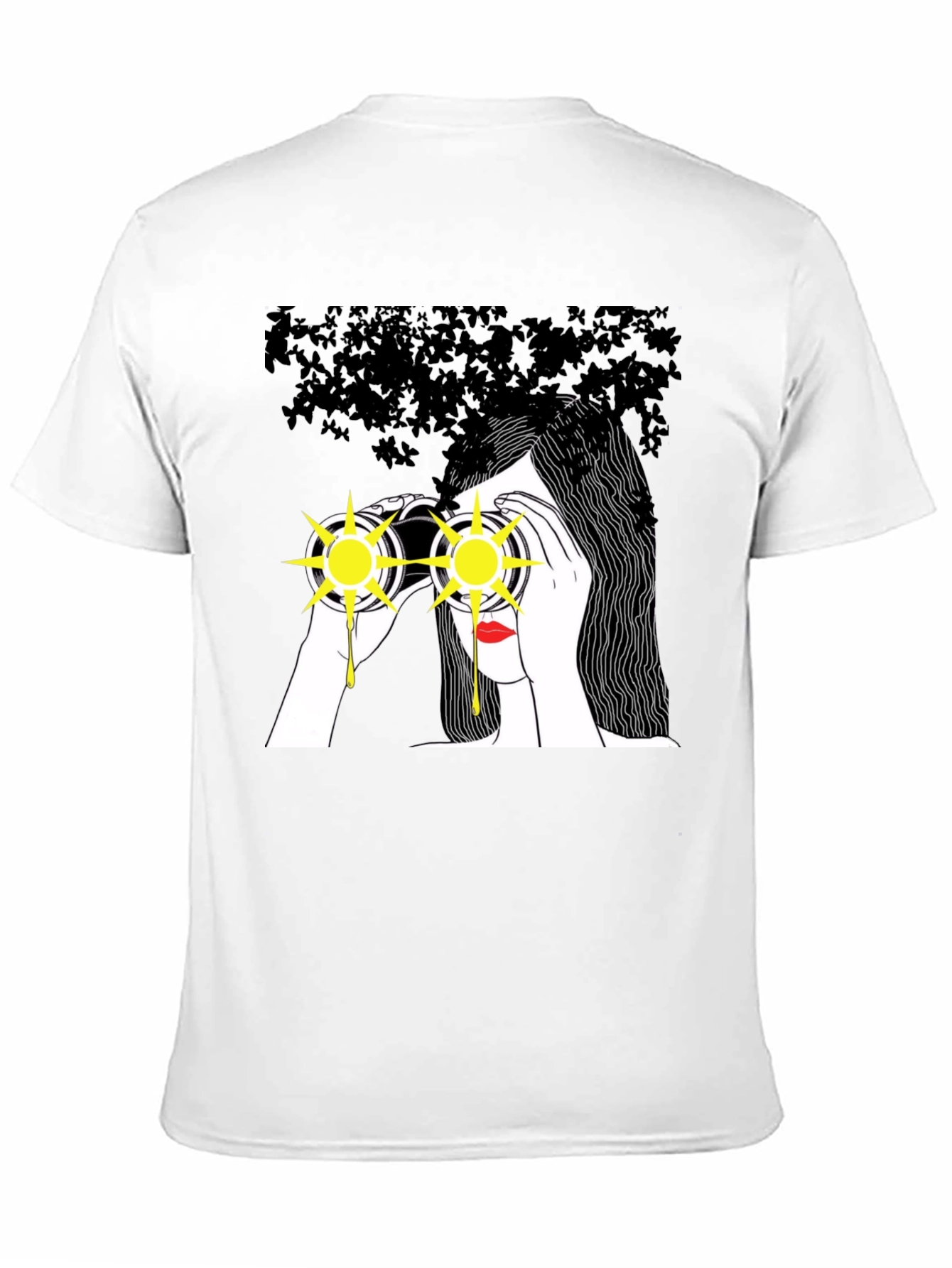 Binocular Vision Tee - Artistic Graphic T-Shirt