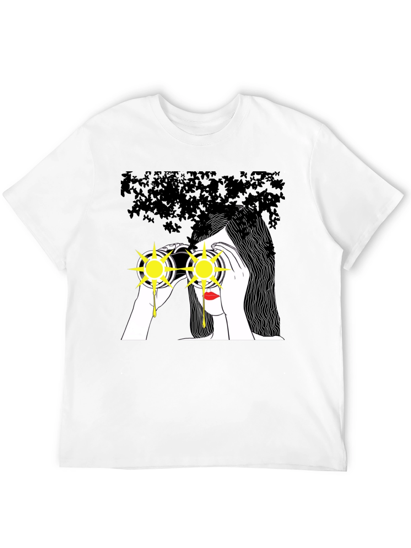 Binocular Vision Tee - Artistic Graphic T-Shirt