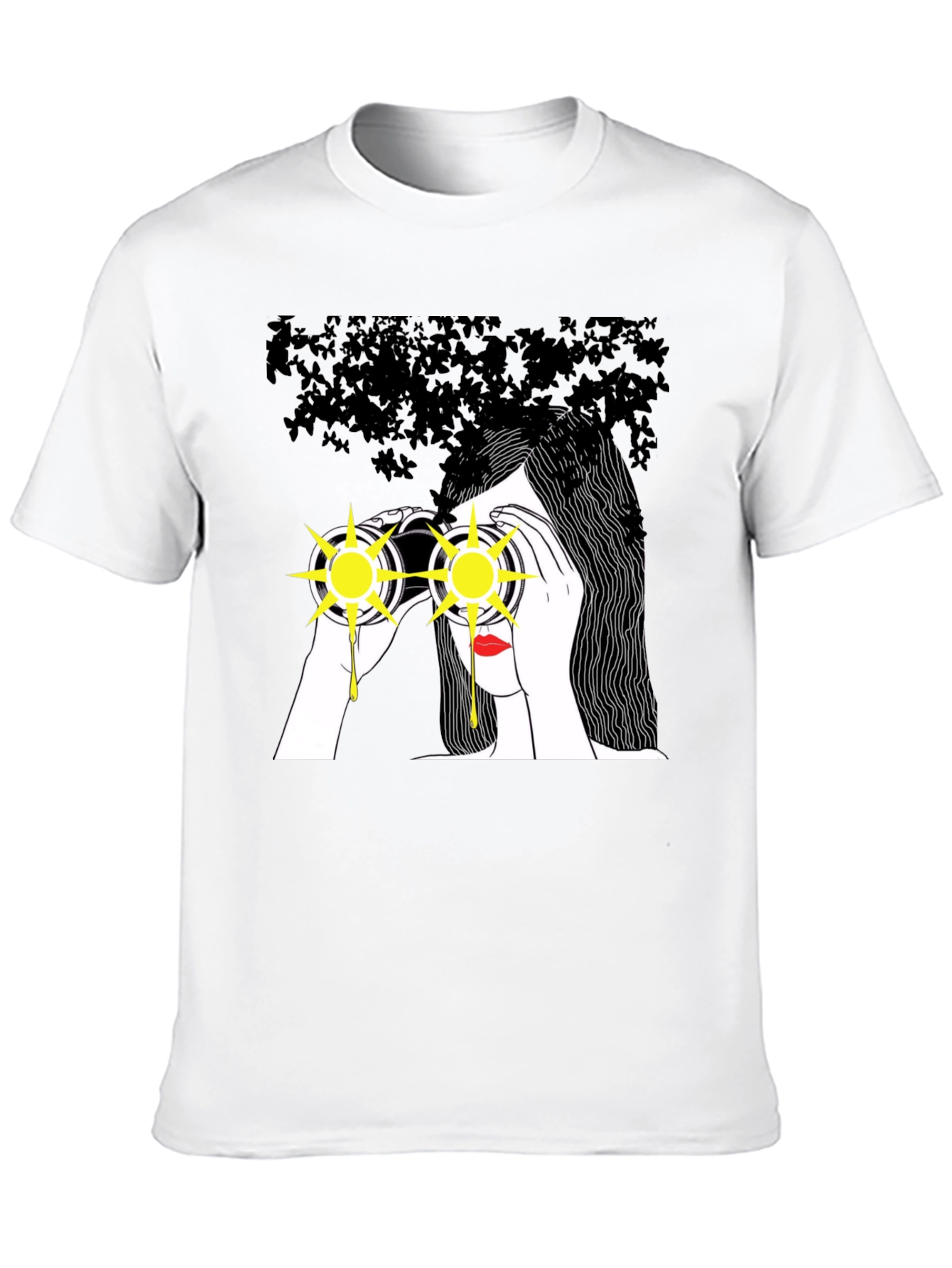 Binocular Vision Tee - Artistic Graphic T-Shirt