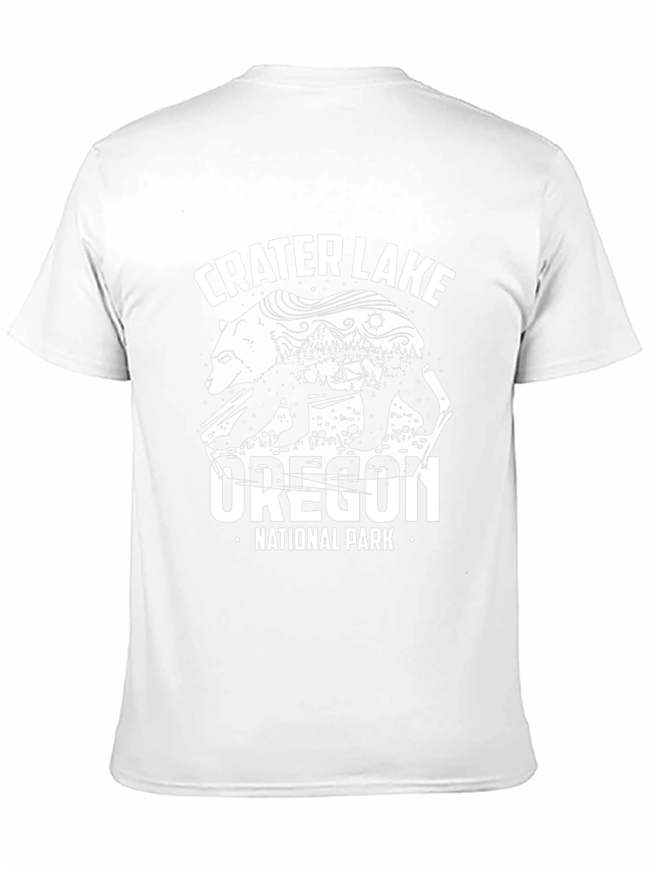 Crater Lake Oregon National Park Bear Graphic Tee