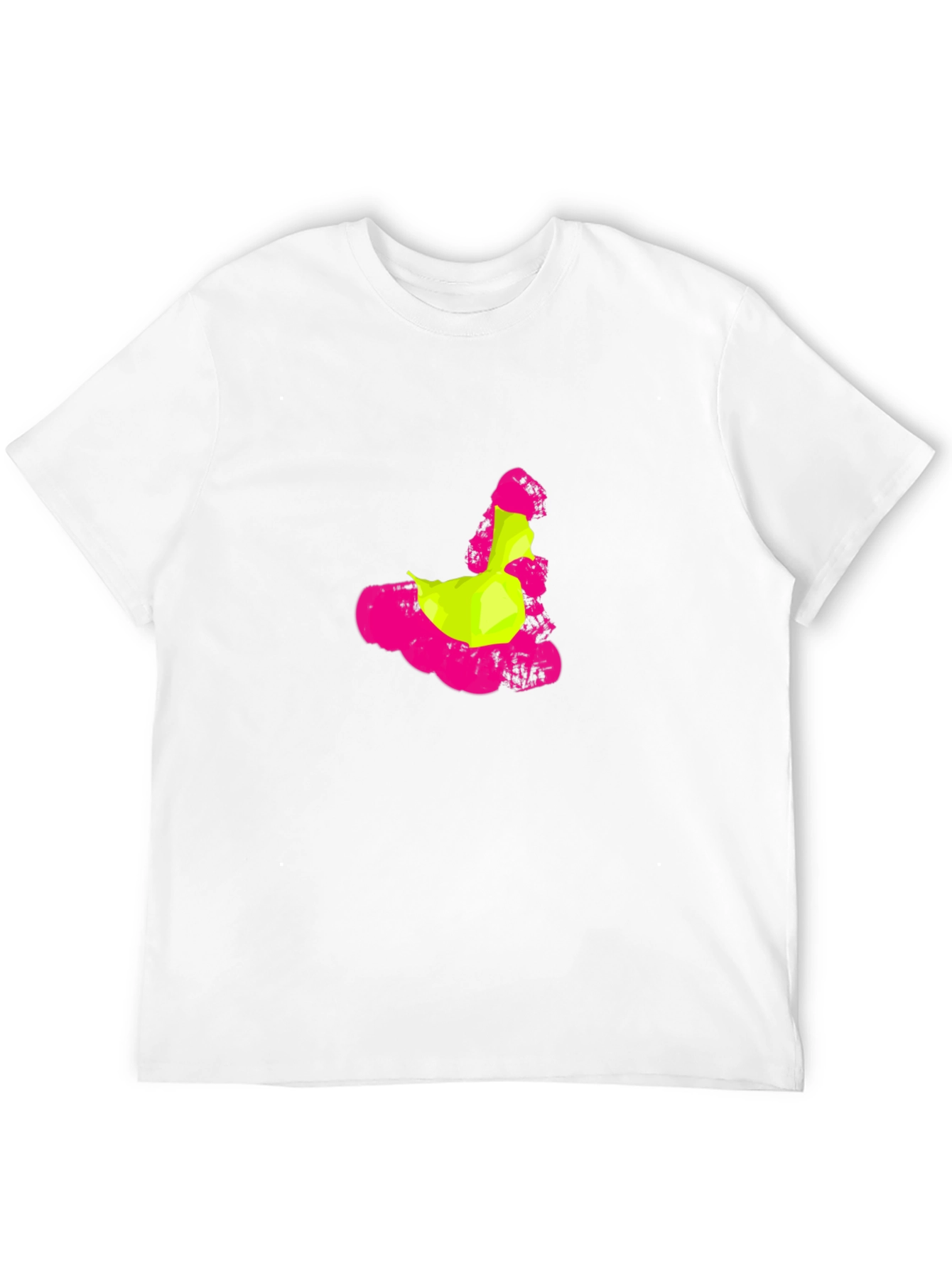 Abstract Graphic Print Crew Neck T-Shirt