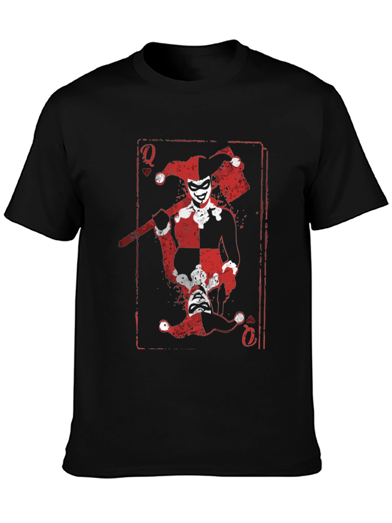 Harley Quinn Card T-Shirt - Queen of Chaos