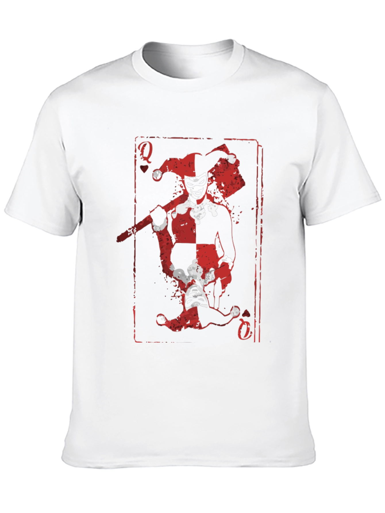 Harley Quinn Card T-Shirt - Queen of Chaos
