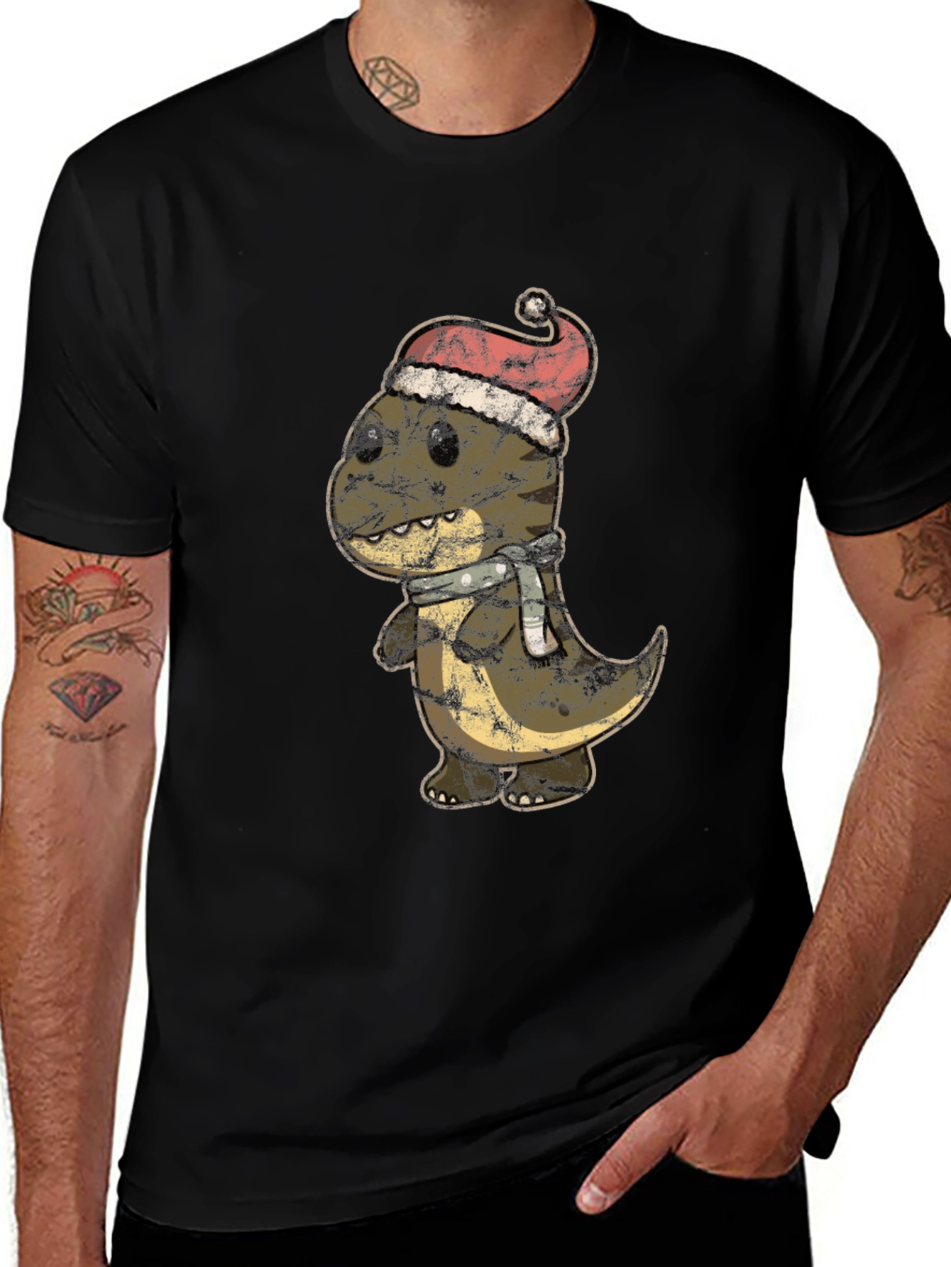 Festive Dino Graphic Tee