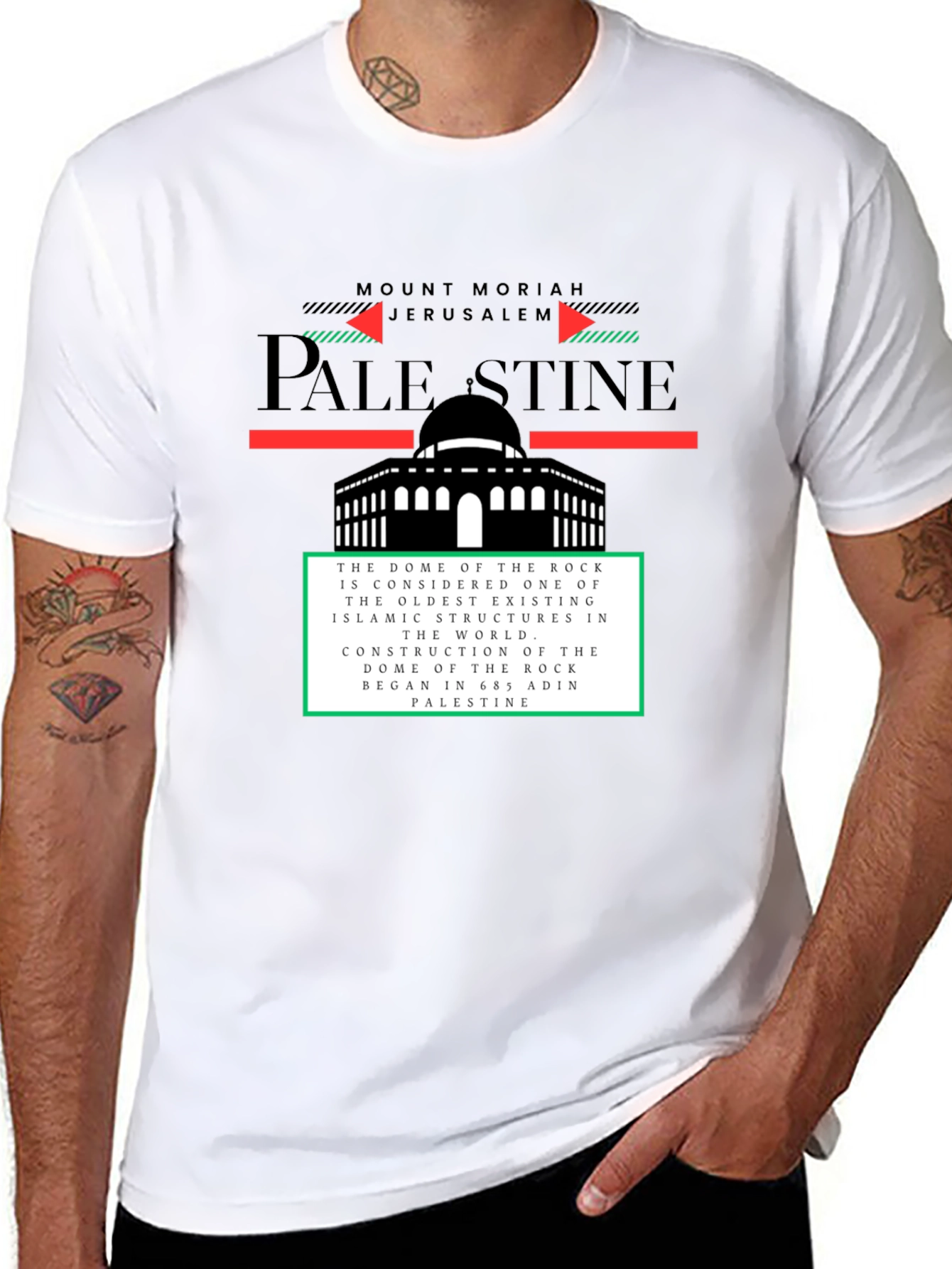 Palestine Dome of the Rock Graphic T-Shirt