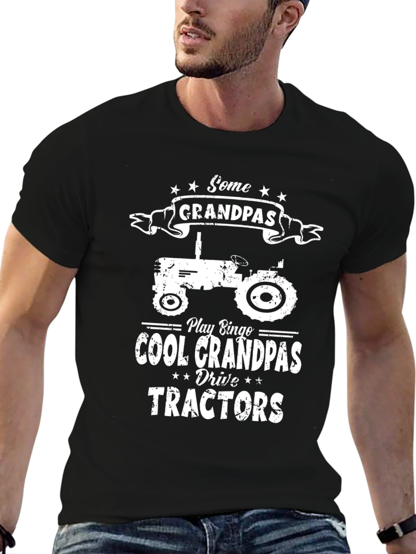 Cool Grandpas Drive Tractors T-Shirt