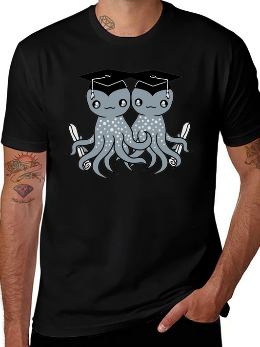 Graduation Octopus T-Shirt