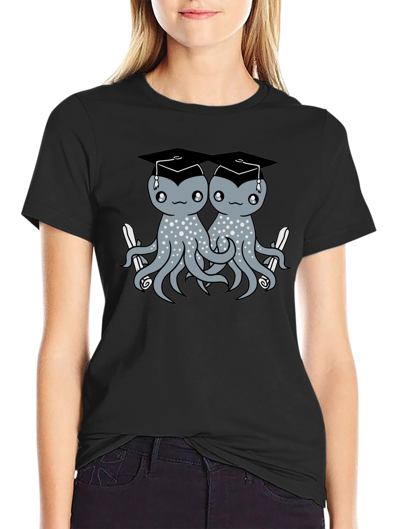 Graduation Octopus T-Shirt