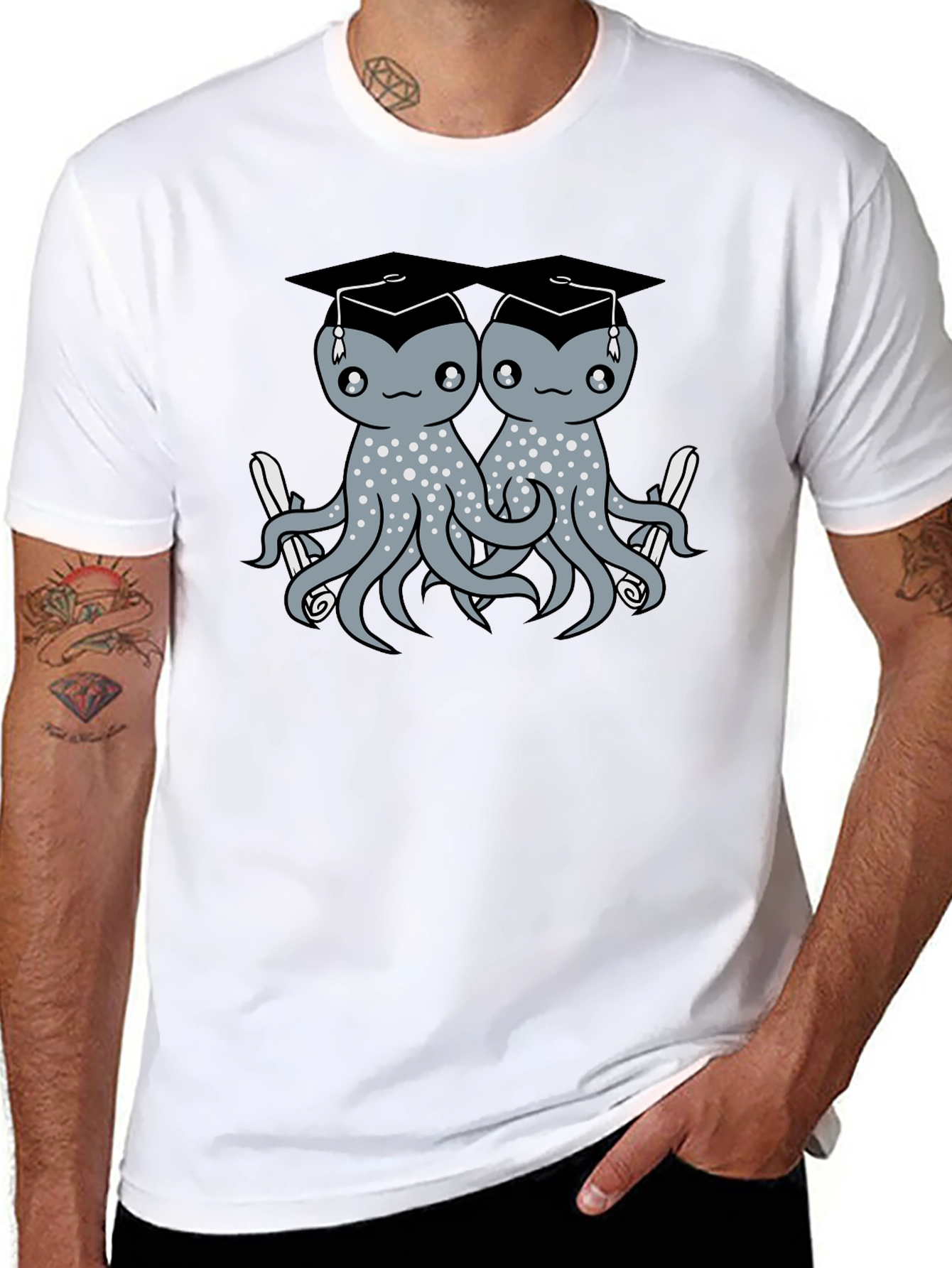 Graduation Octopus T-Shirt