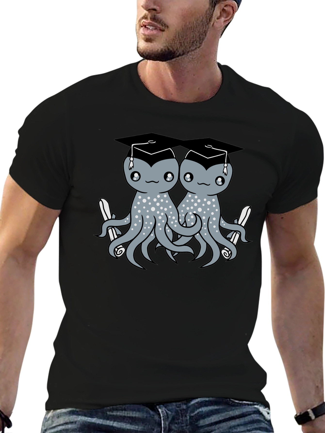 Graduation Octopus T-Shirt