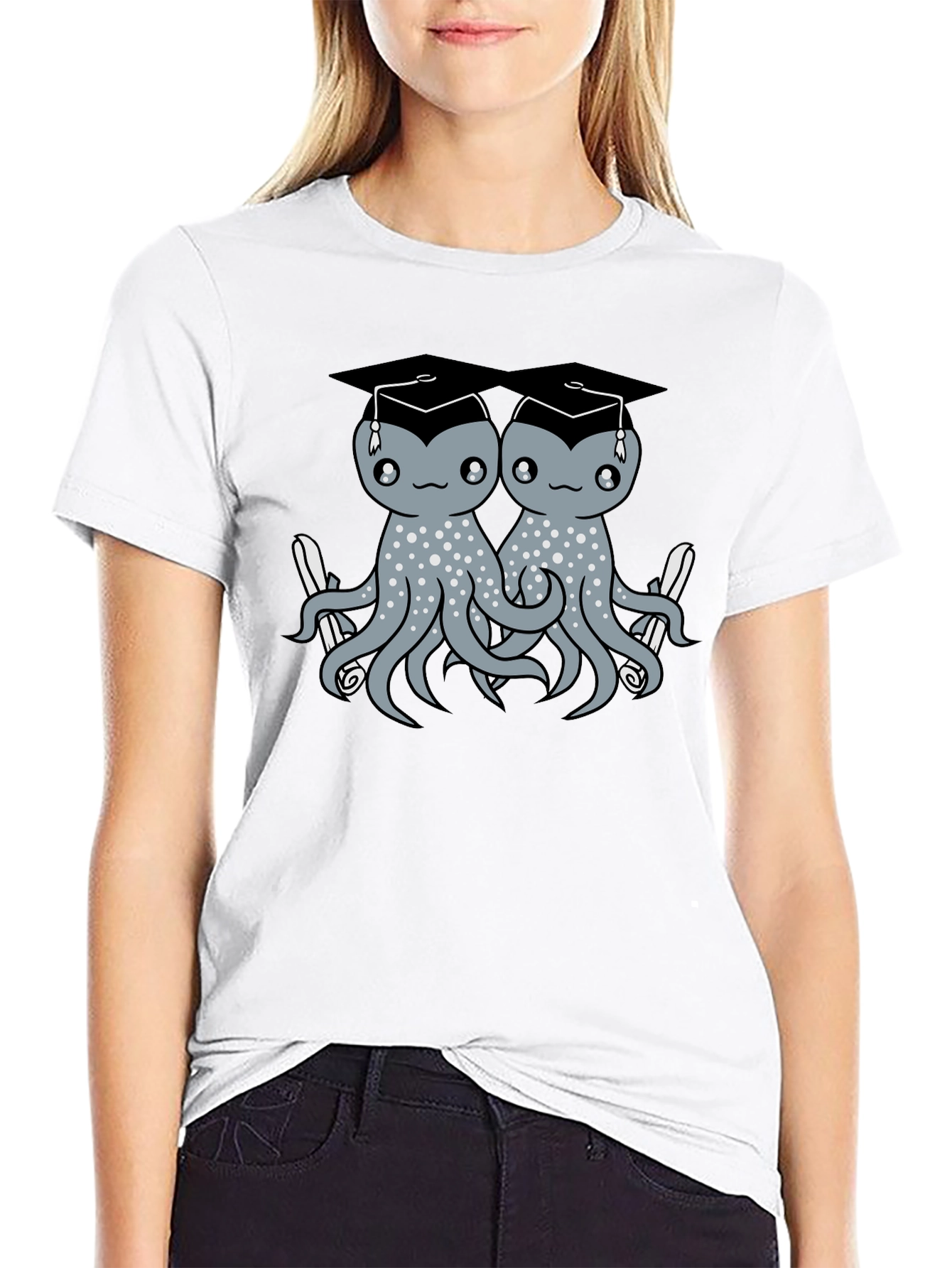 Graduation Octopus T-Shirt