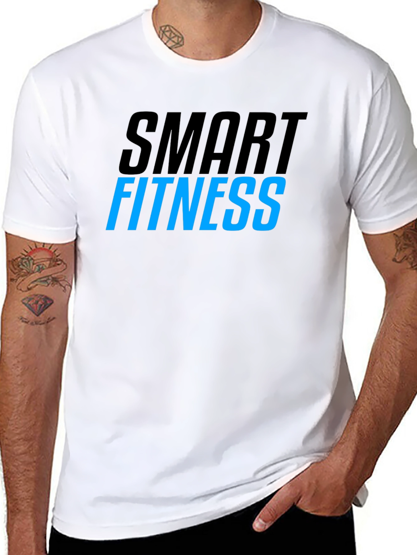 Smart Fitness Black T-Shirt
