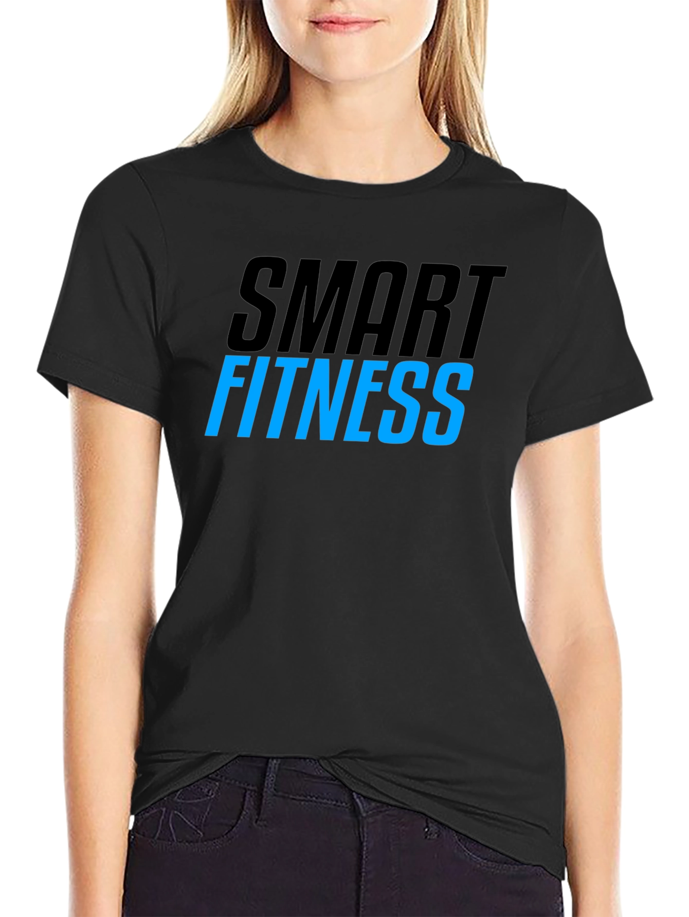 Smart Fitness Black T-Shirt