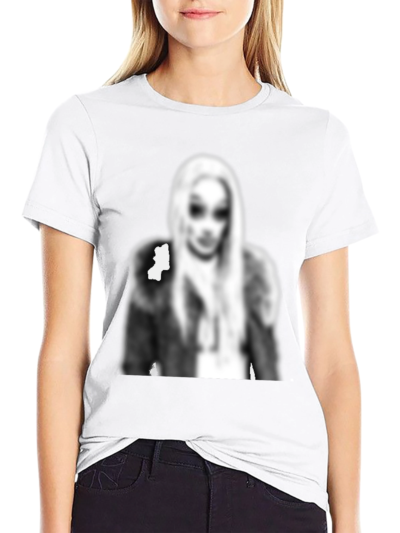 Statement Graphic Tee - Bold Portrait Design