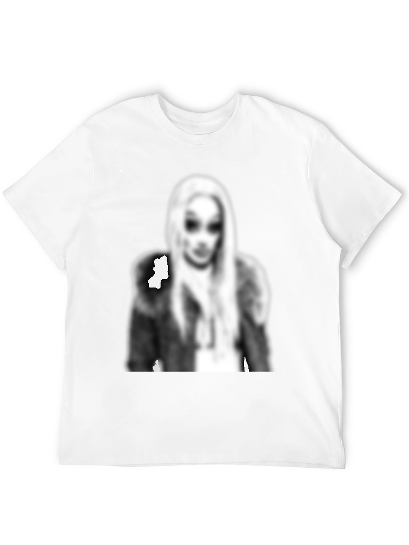Statement Graphic Tee - Bold Portrait Design