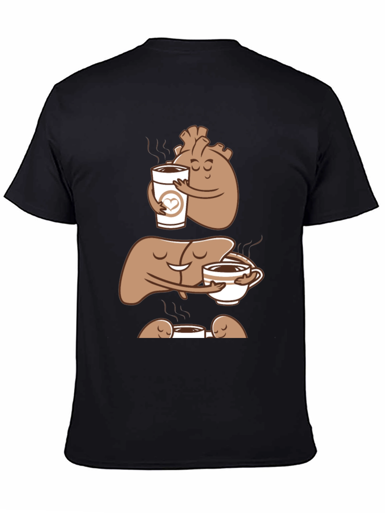 Anatomy Coffee Black T-Shirt