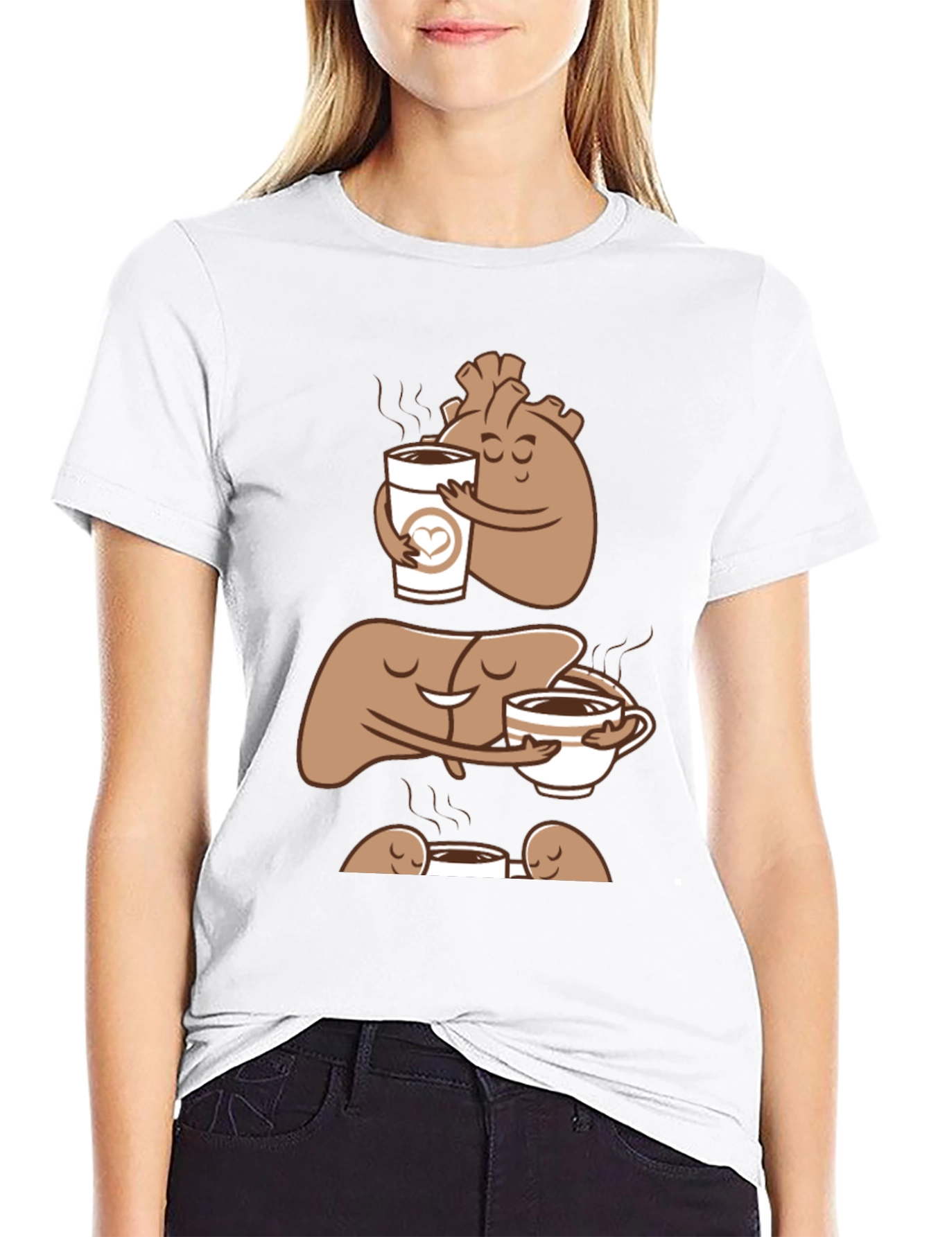 Anatomy Coffee Black T-Shirt