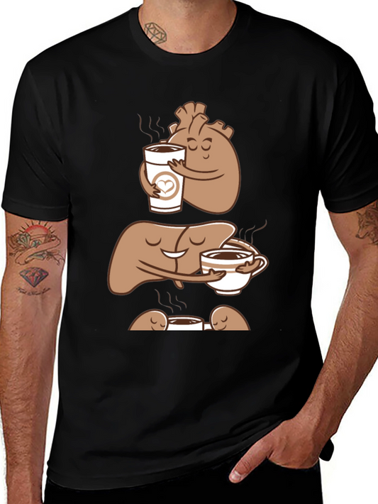 Anatomy Coffee Black T-Shirt