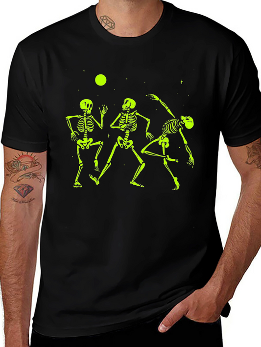 Dancing Skeletons Graphic T-Shirt