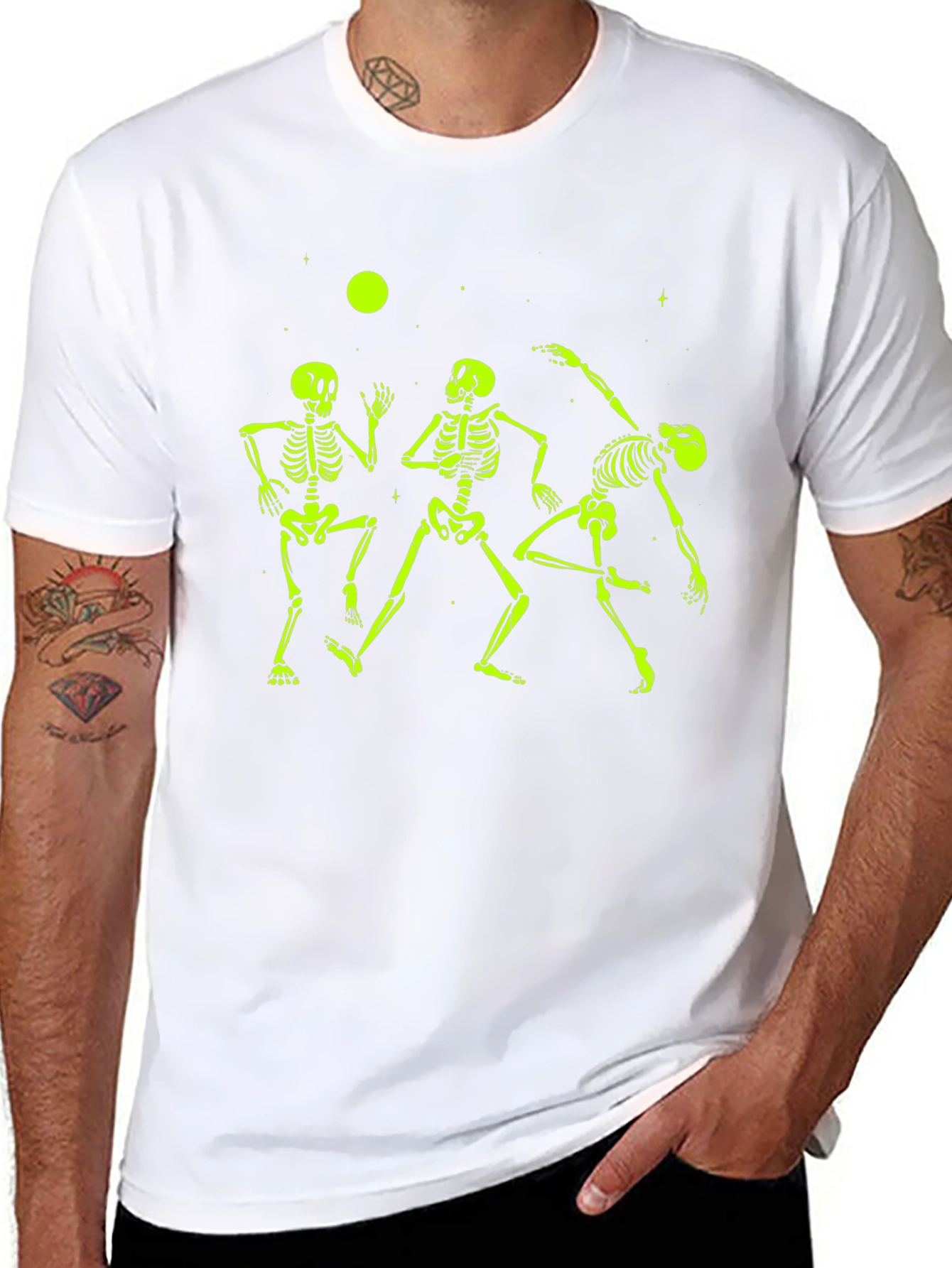 Dancing Skeletons Graphic T-Shirt