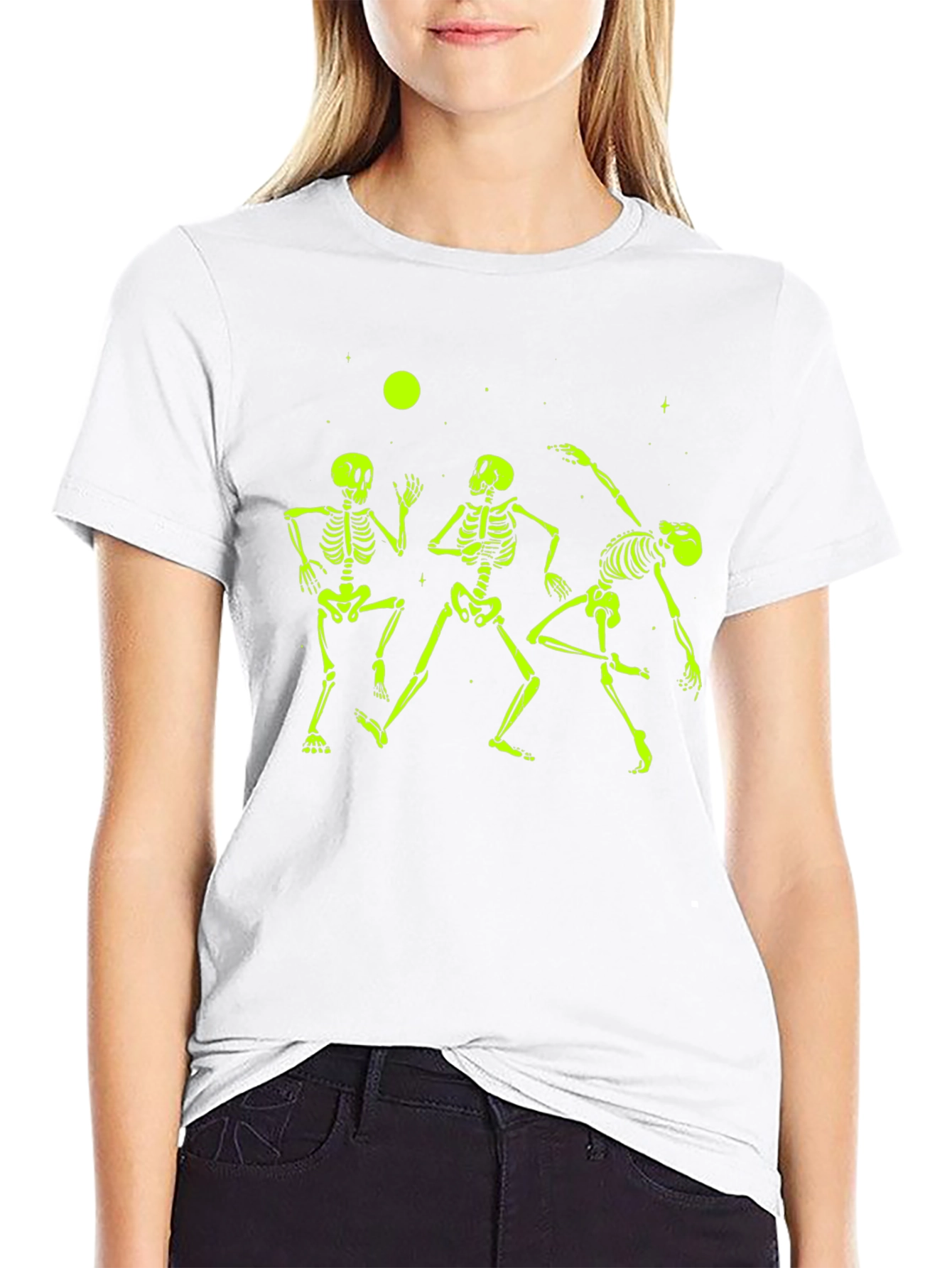 Dancing Skeletons Graphic T-Shirt
