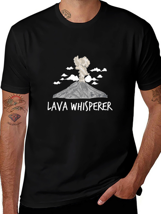 Lava Whisperer Volcano Graphic T-Shirt