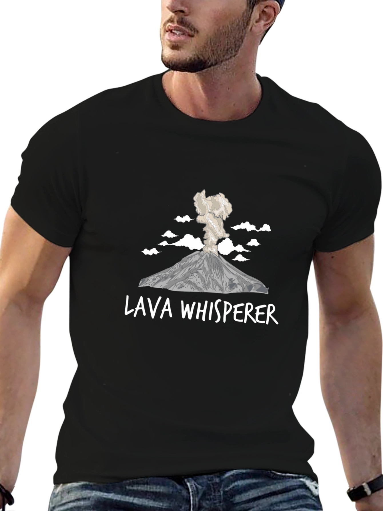 Lava Whisperer Volcano Graphic T-Shirt
