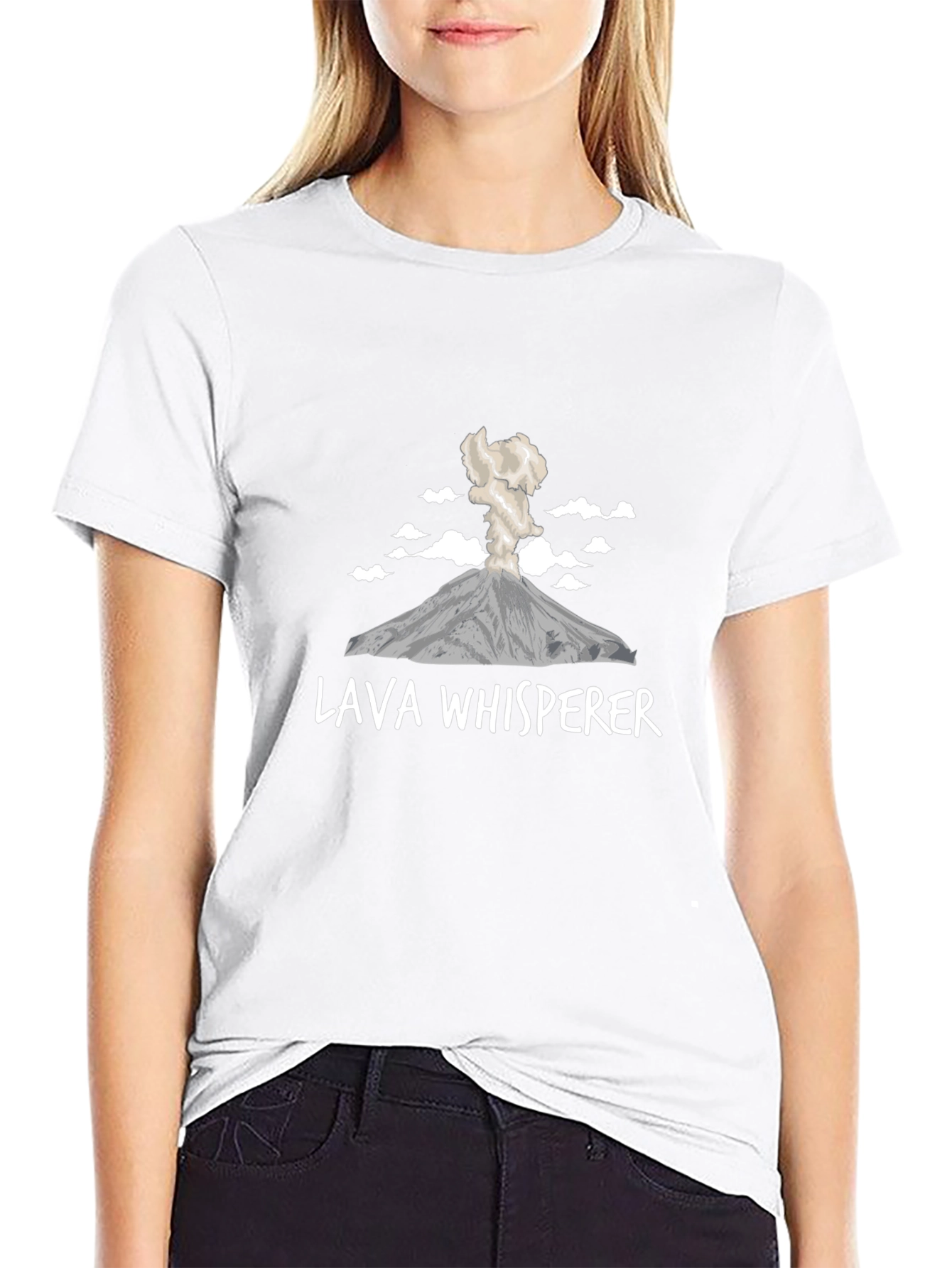 Lava Whisperer Volcano Graphic T-Shirt