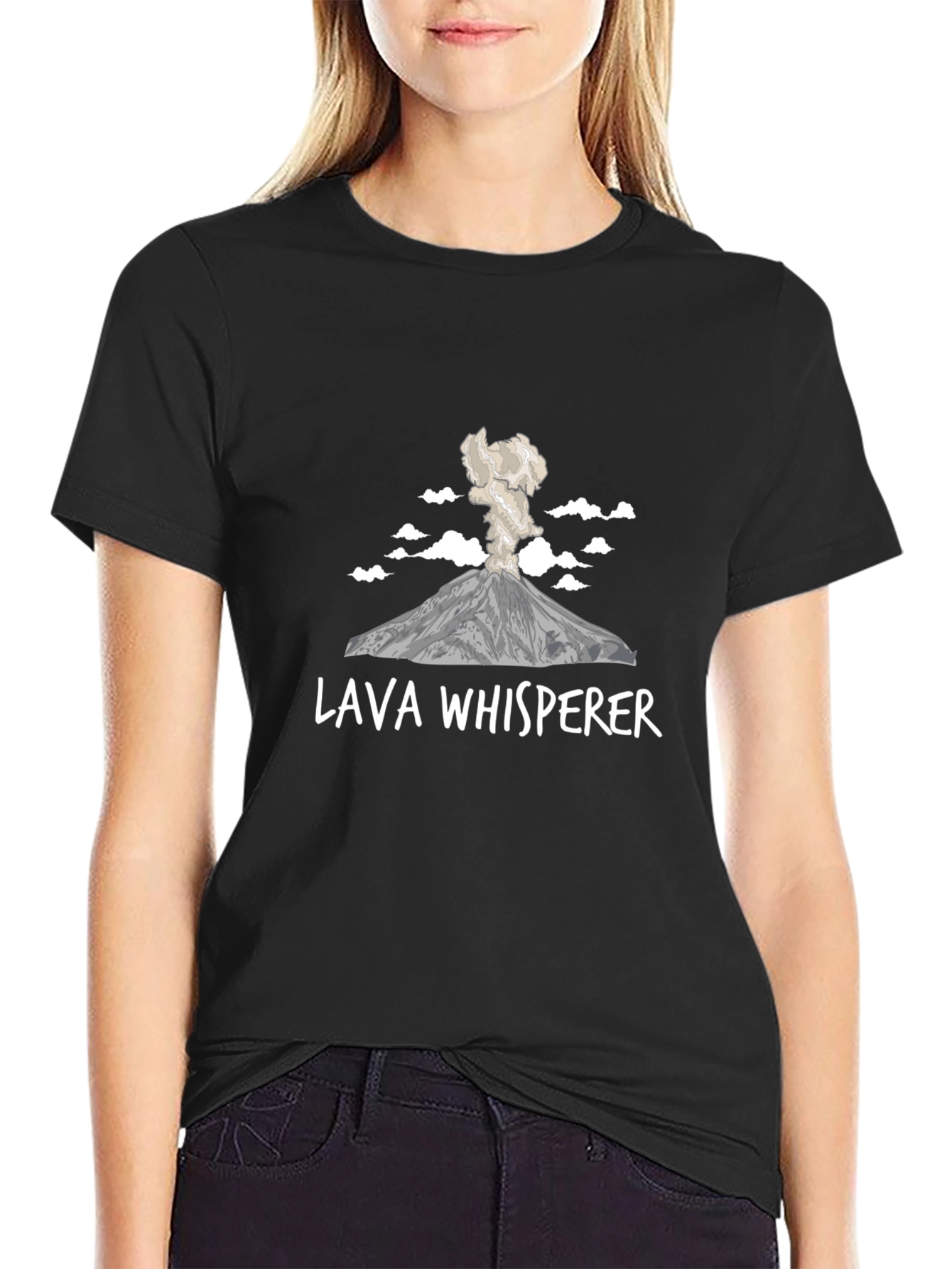Lava Whisperer Volcano Graphic T-Shirt