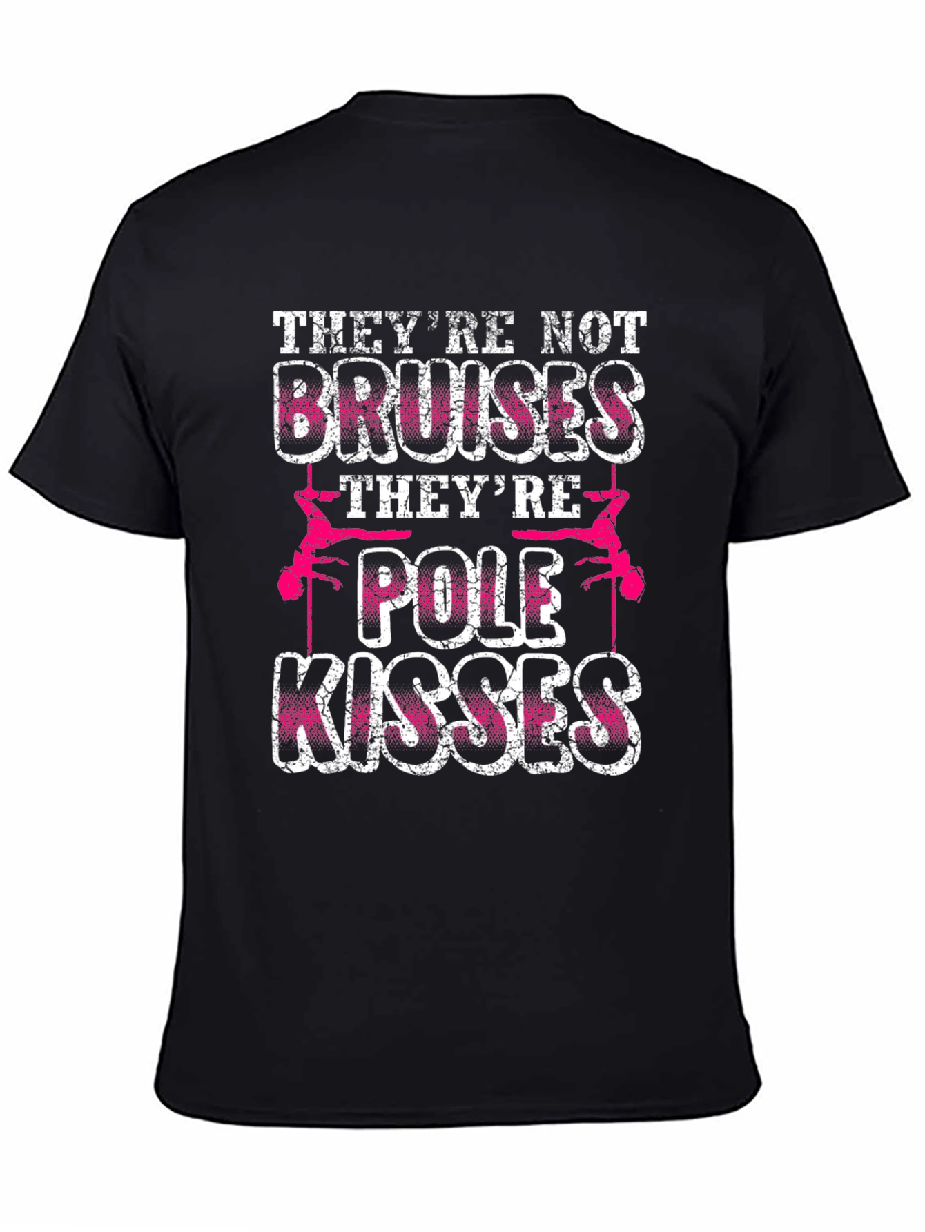 Pole Kisses Graphic T-Shirt - Funny Pole Dancing Tee