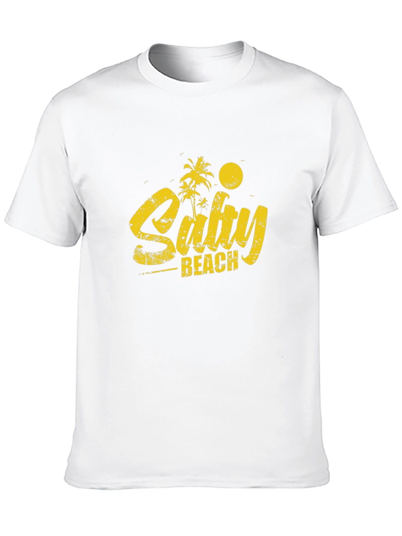 Salty Beach Graphic Tee - Black