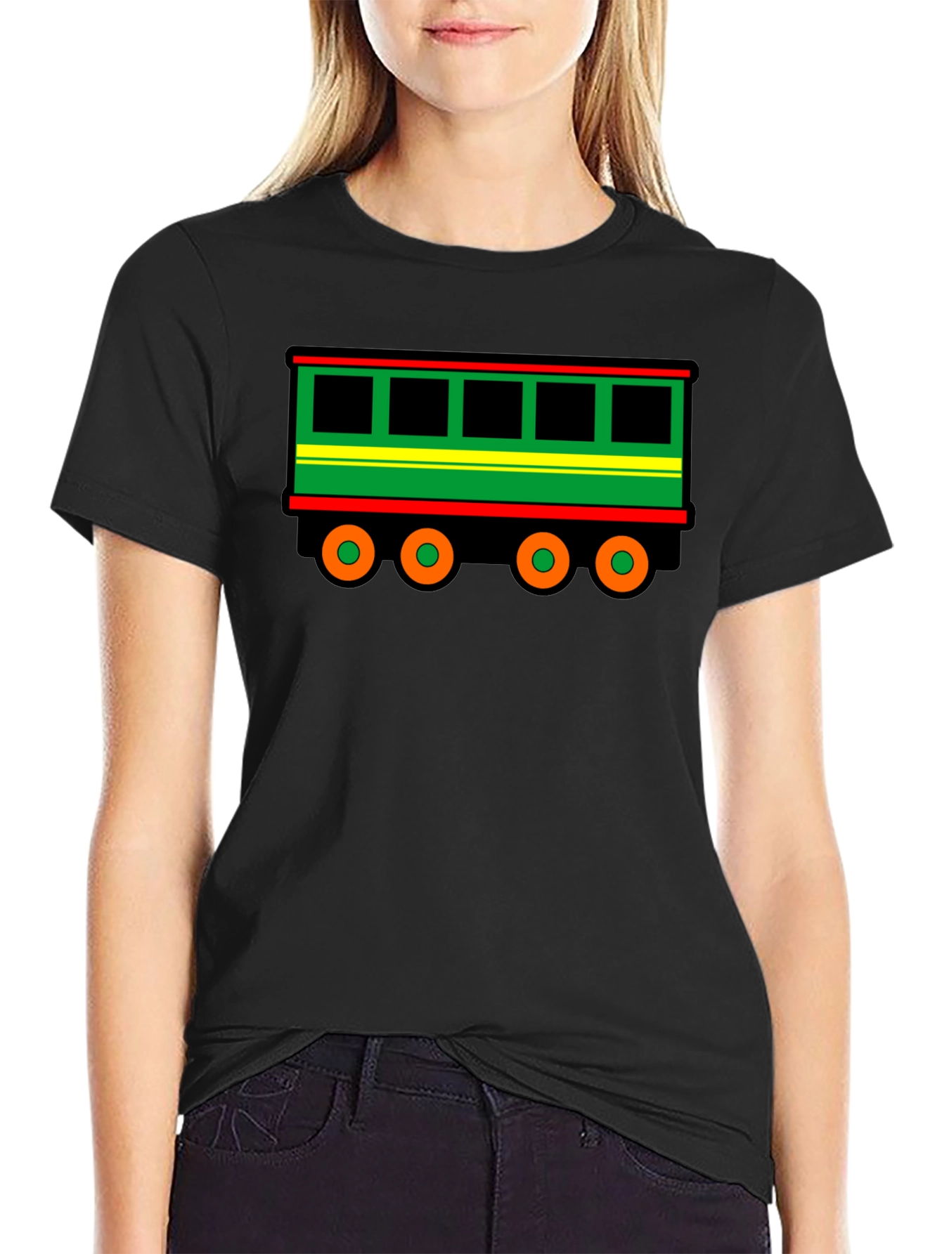 Train Car Graphic Tee - Unique Design