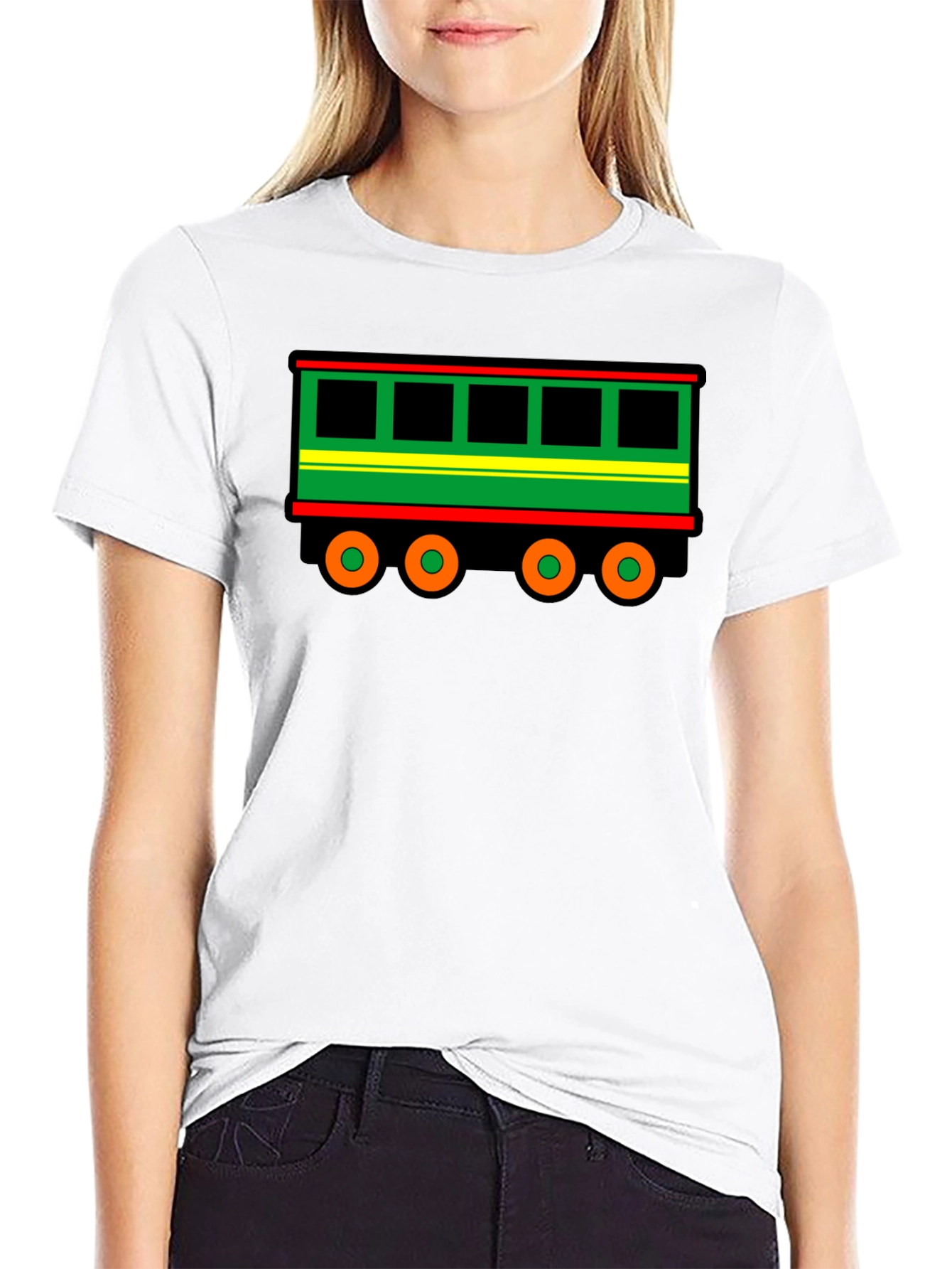 Train Car Graphic Tee - Unique Design