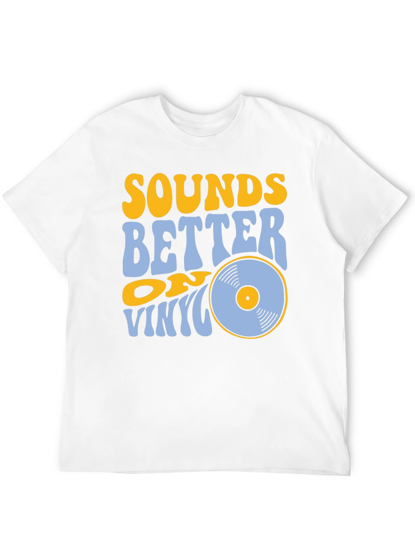 Sounds Better on Vinyl Black T-Shirt