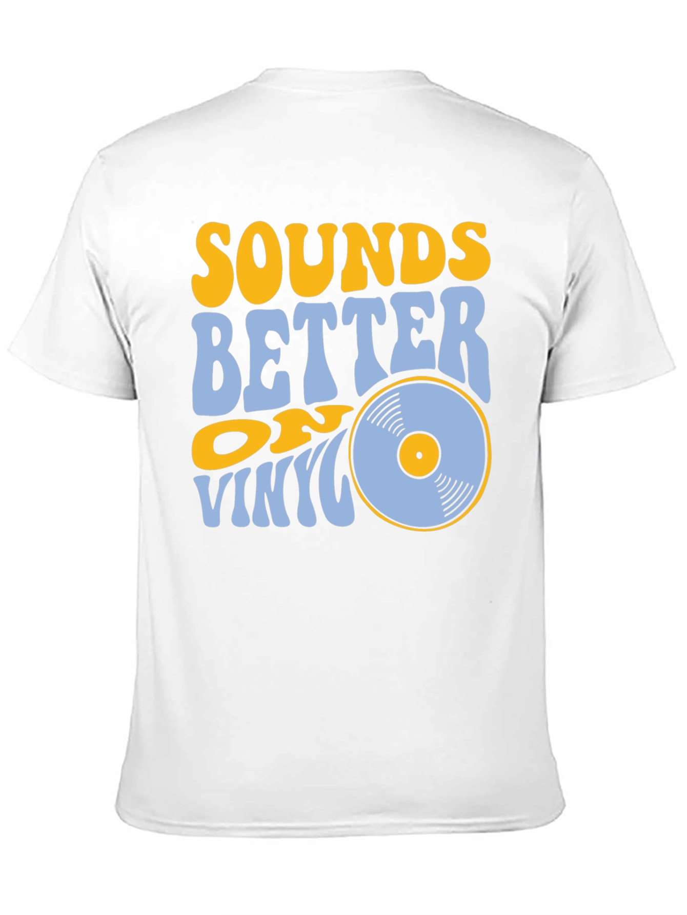 Sounds Better on Vinyl Black T-Shirt