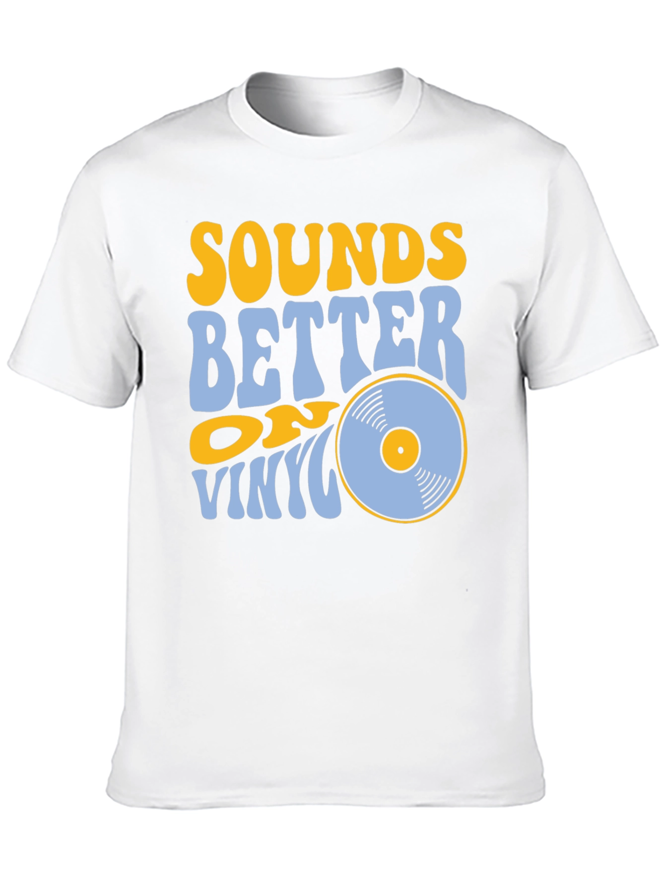 Sounds Better on Vinyl Black T-Shirt