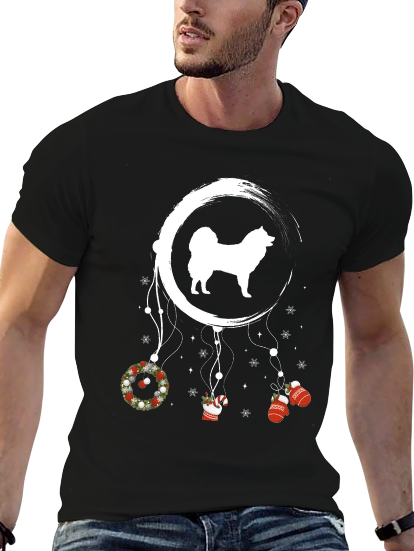 Dog Christmas Dreamcatcher T-Shirt