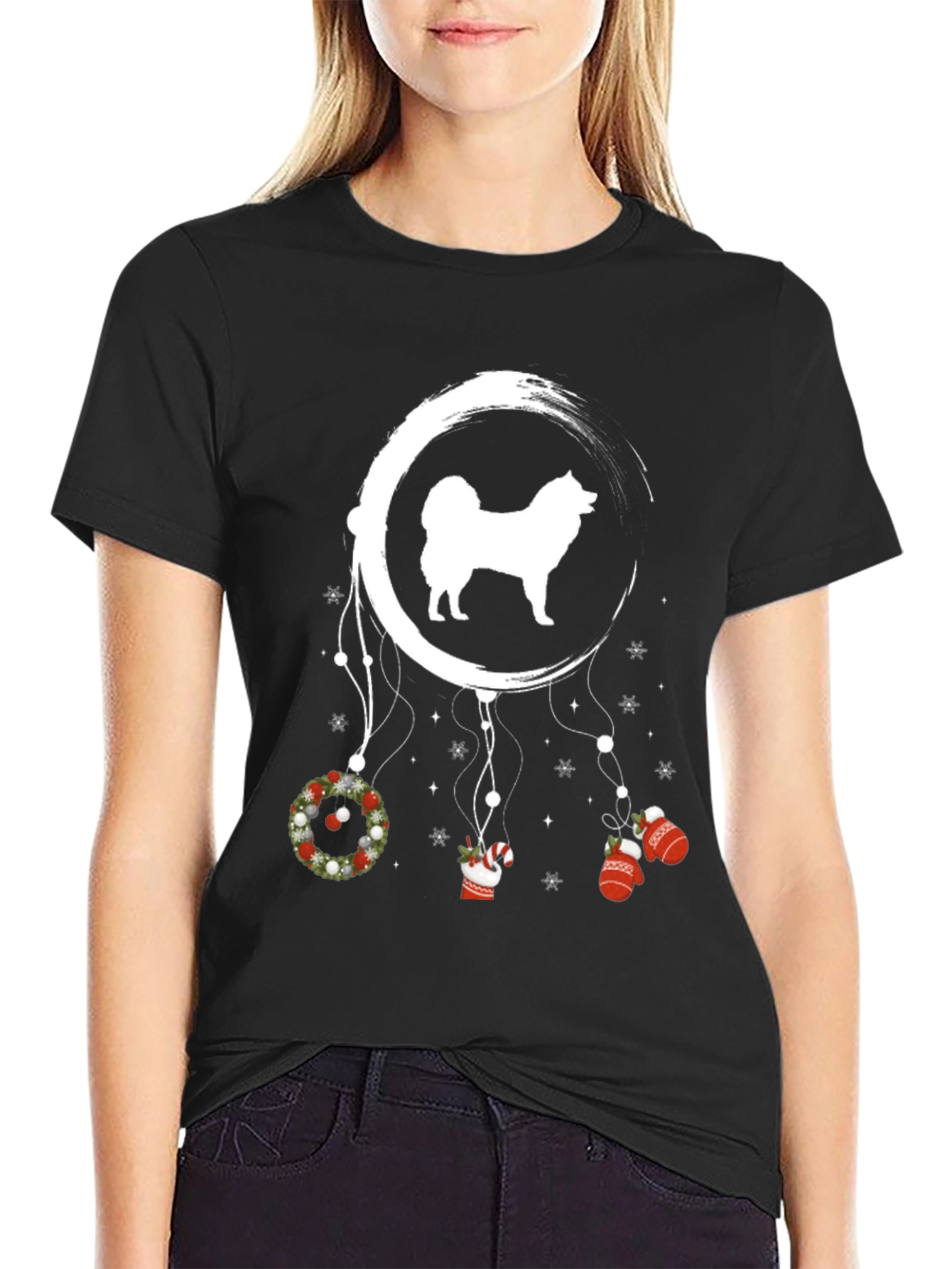 Dog Christmas Dreamcatcher T-Shirt