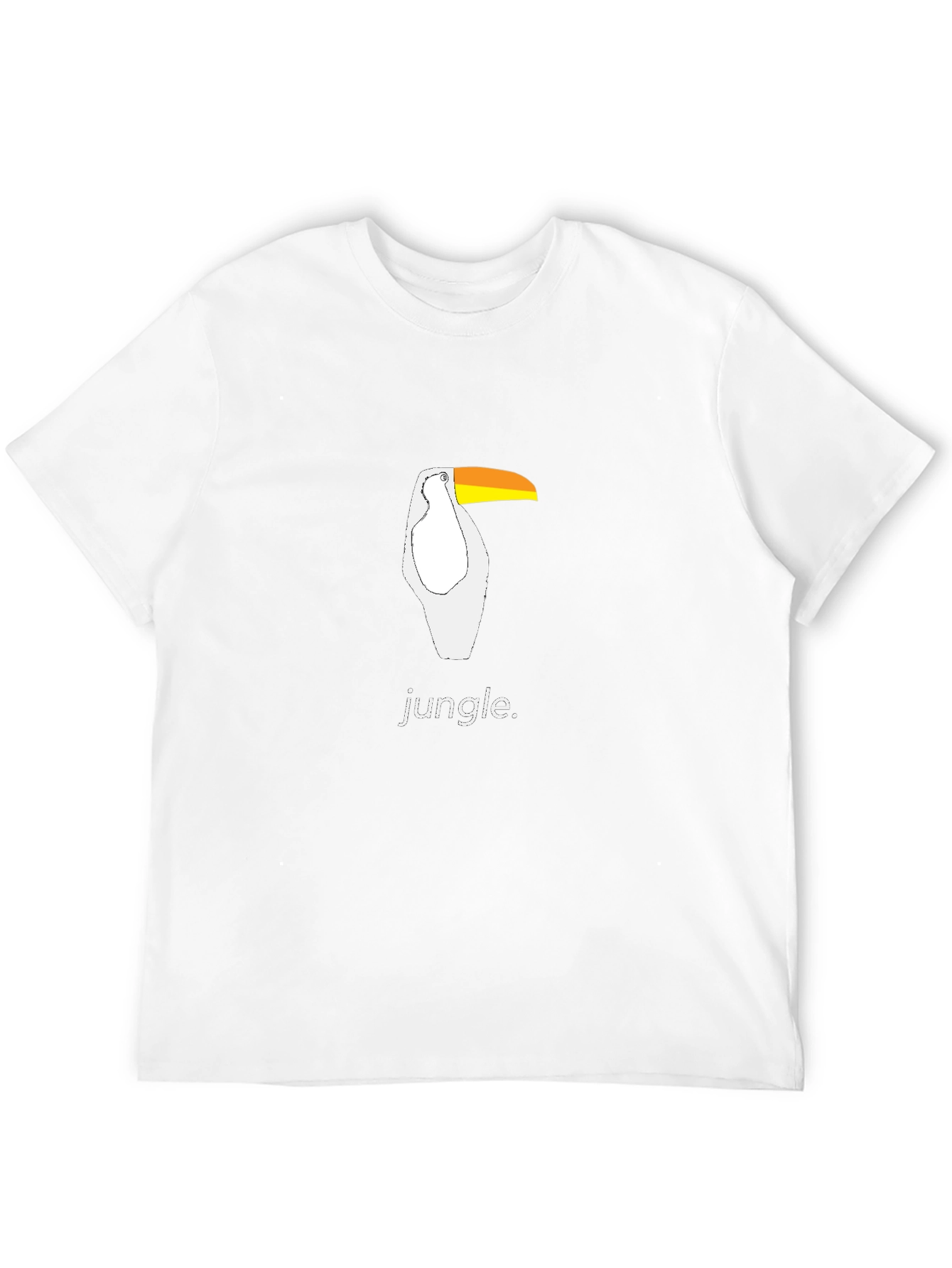 Jungle Toucan Black Graphic Tee