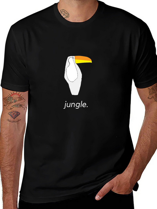 Jungle Toucan Black Graphic Tee