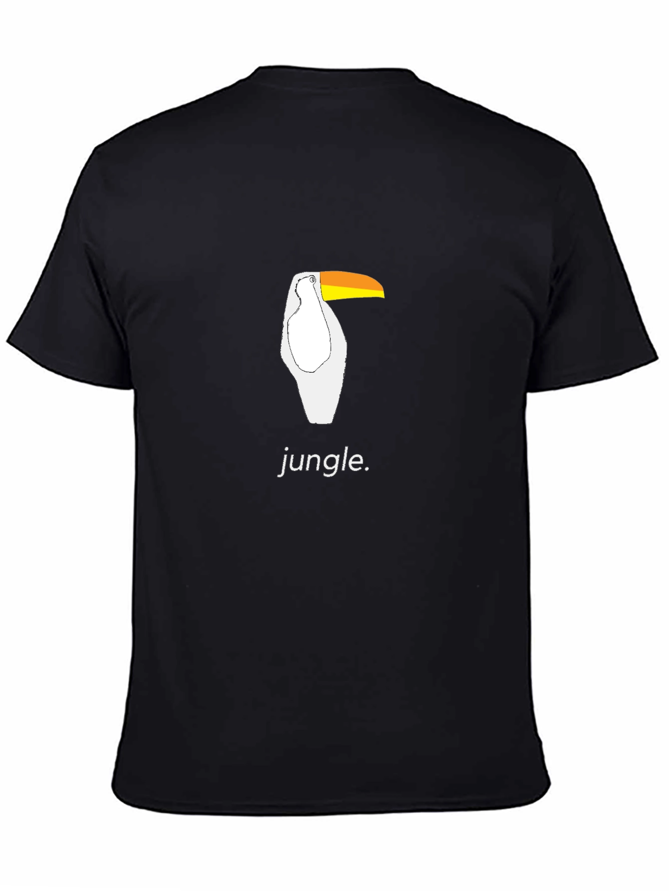 Jungle Toucan Black Graphic Tee