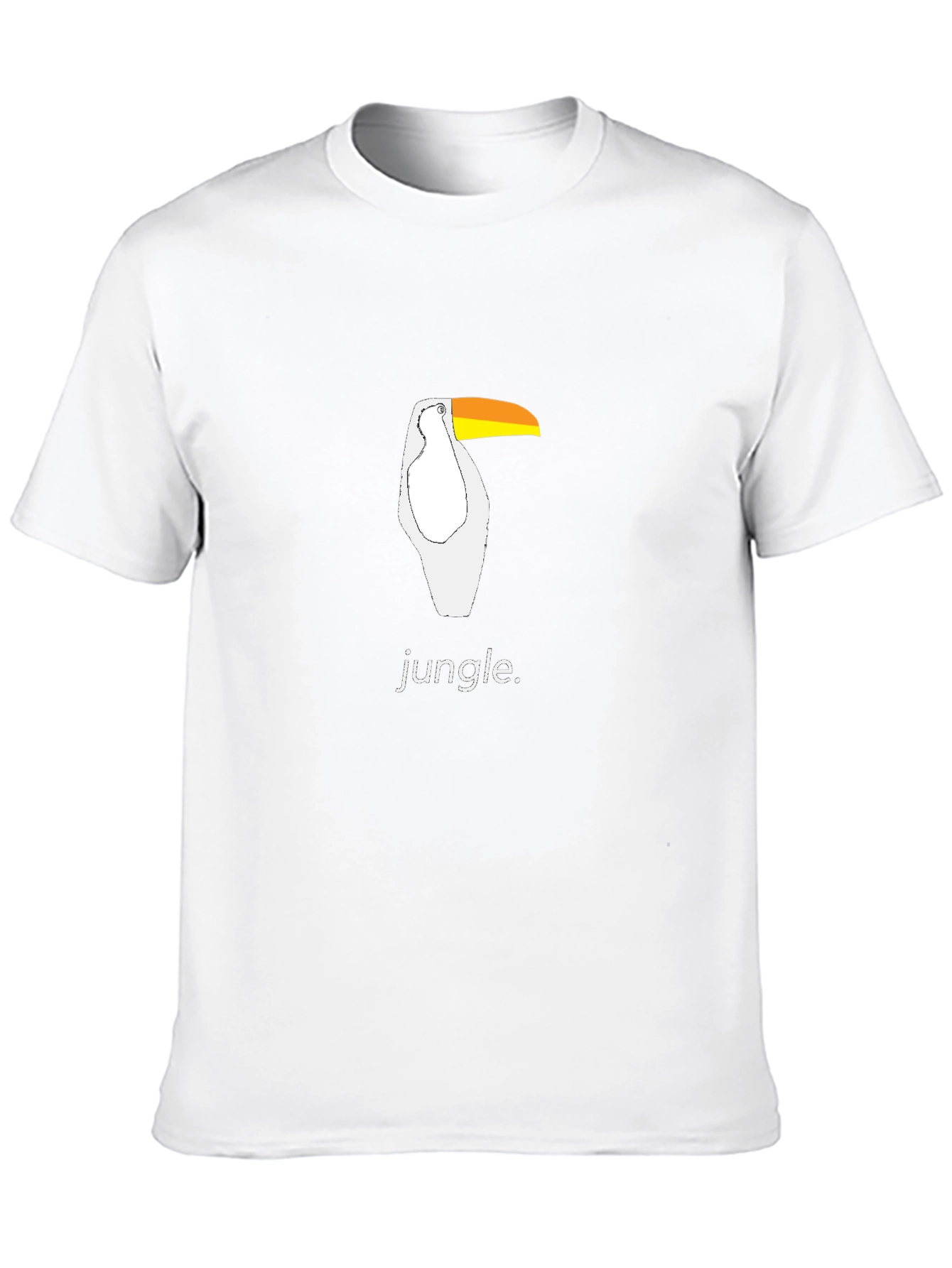 Jungle Toucan Black Graphic Tee
