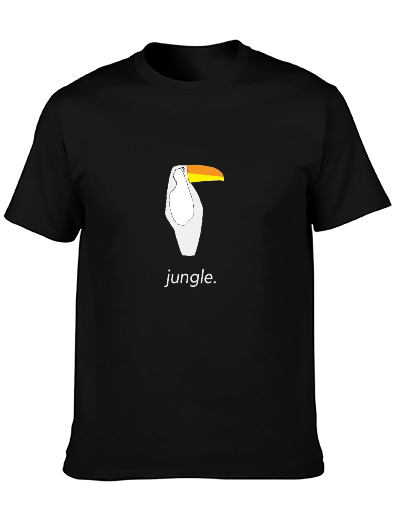Jungle Toucan Black Graphic Tee