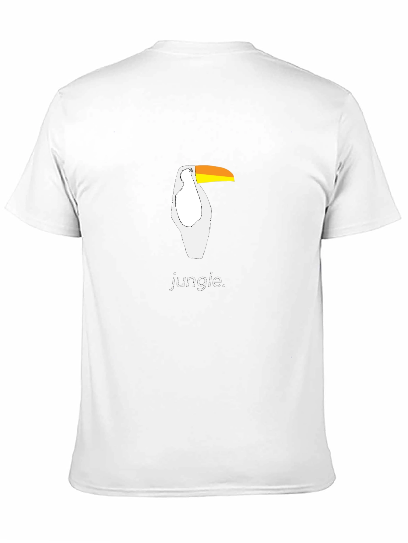 Jungle Toucan Black Graphic Tee