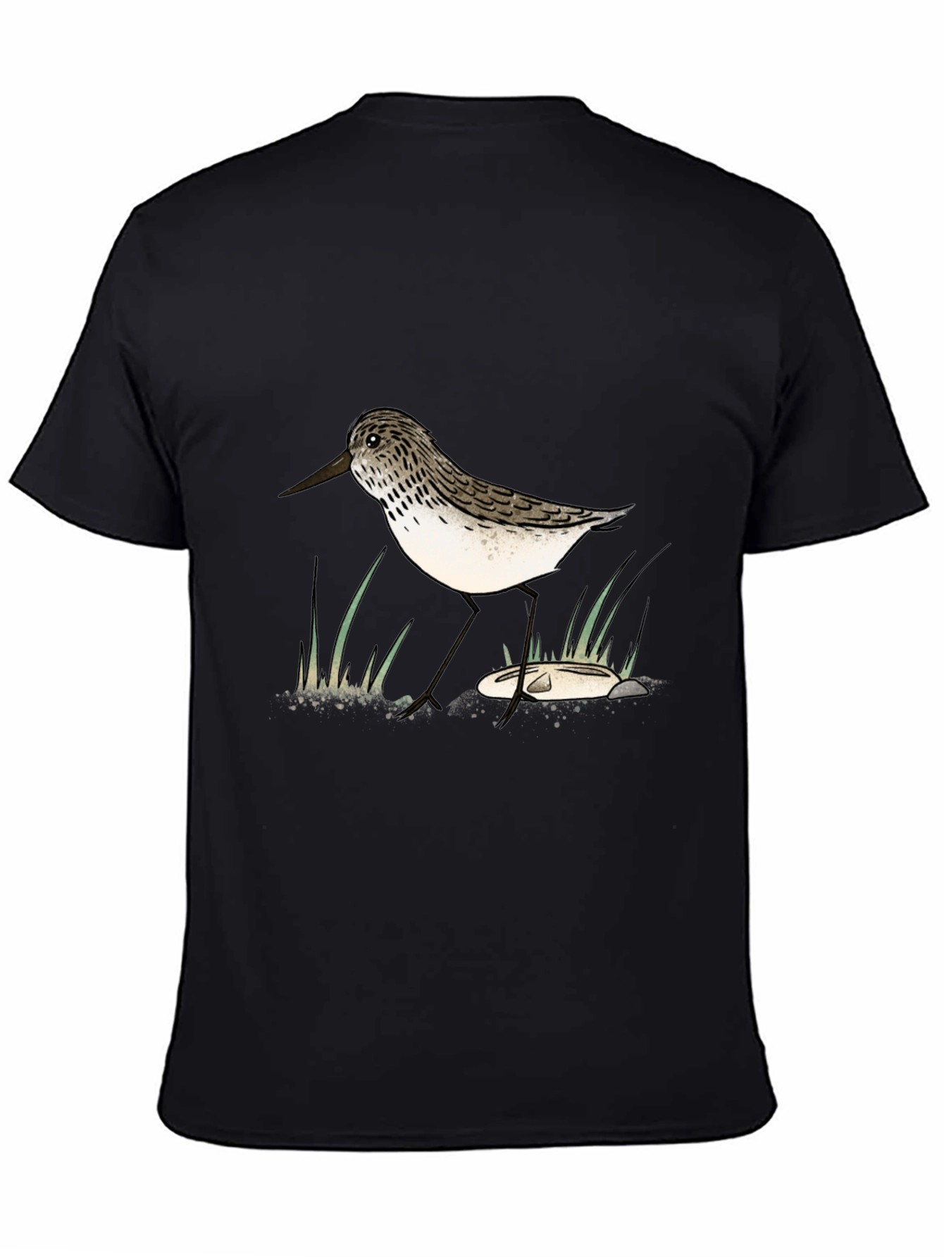 Sandpiper Graphic Tee - Nature Lovers Black T-Shirt