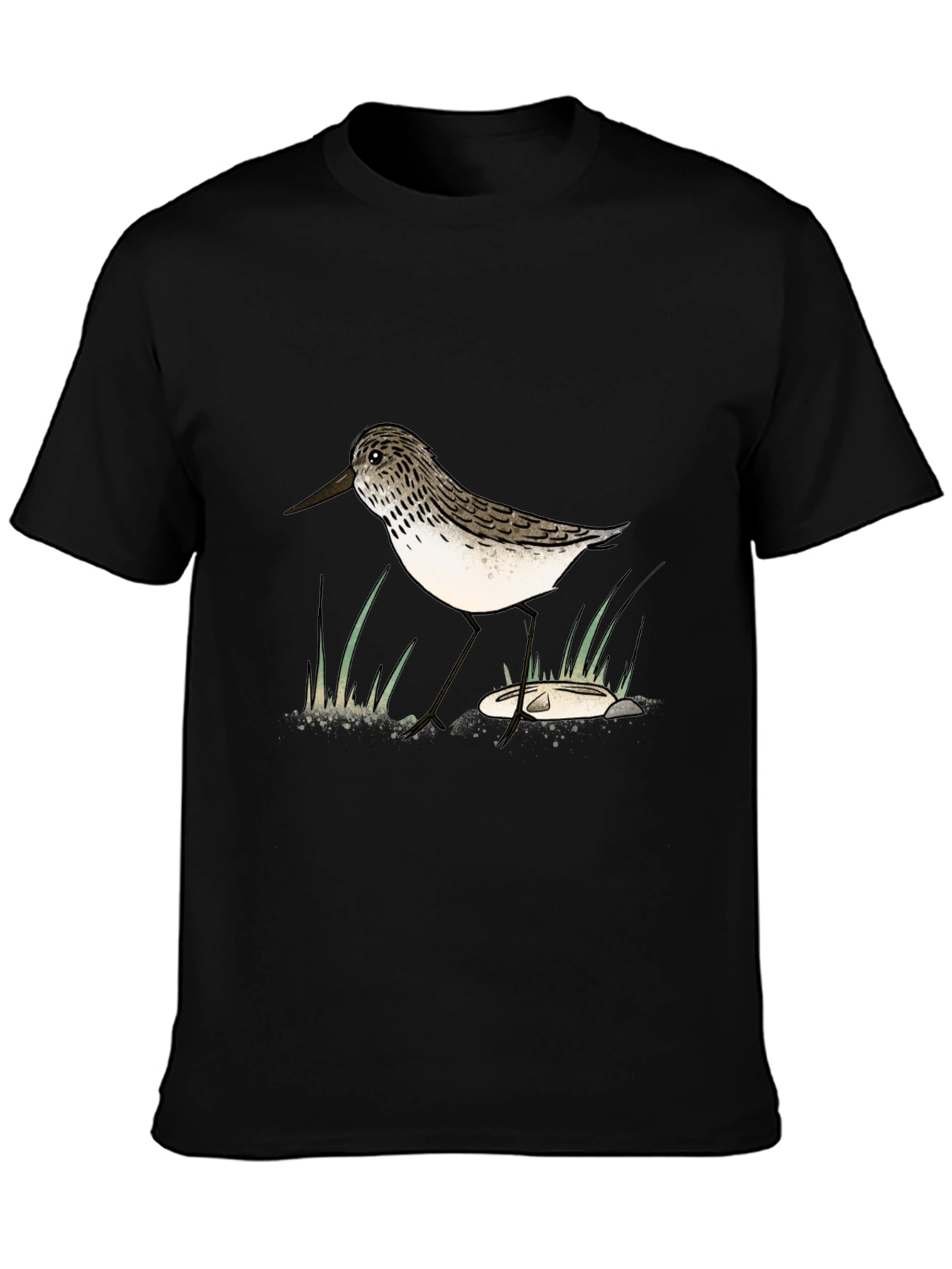 Sandpiper Graphic Tee - Nature Lovers Black T-Shirt