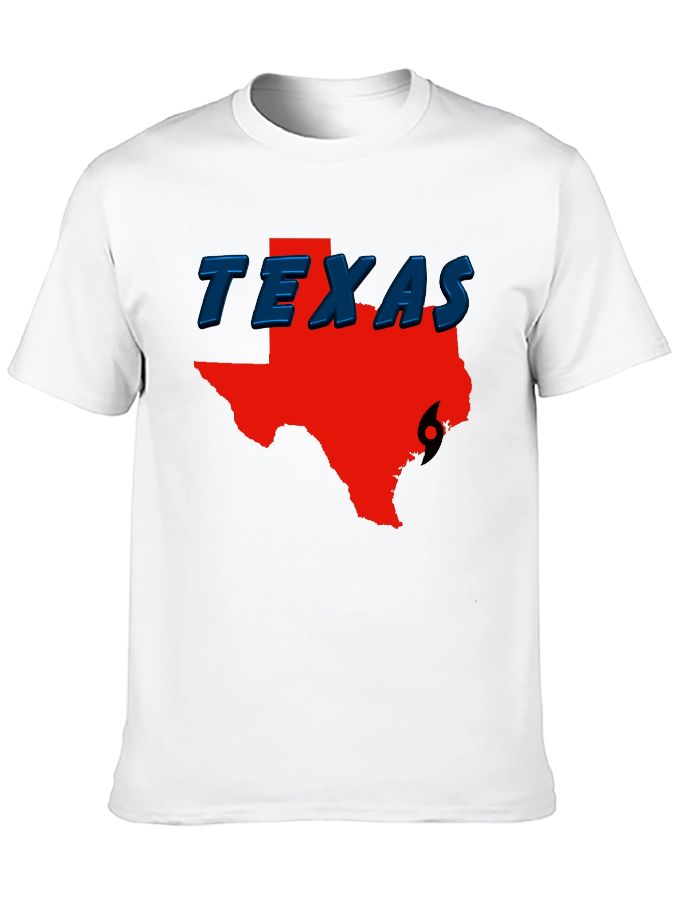 Texas Hurricane Graphic Tee - Black