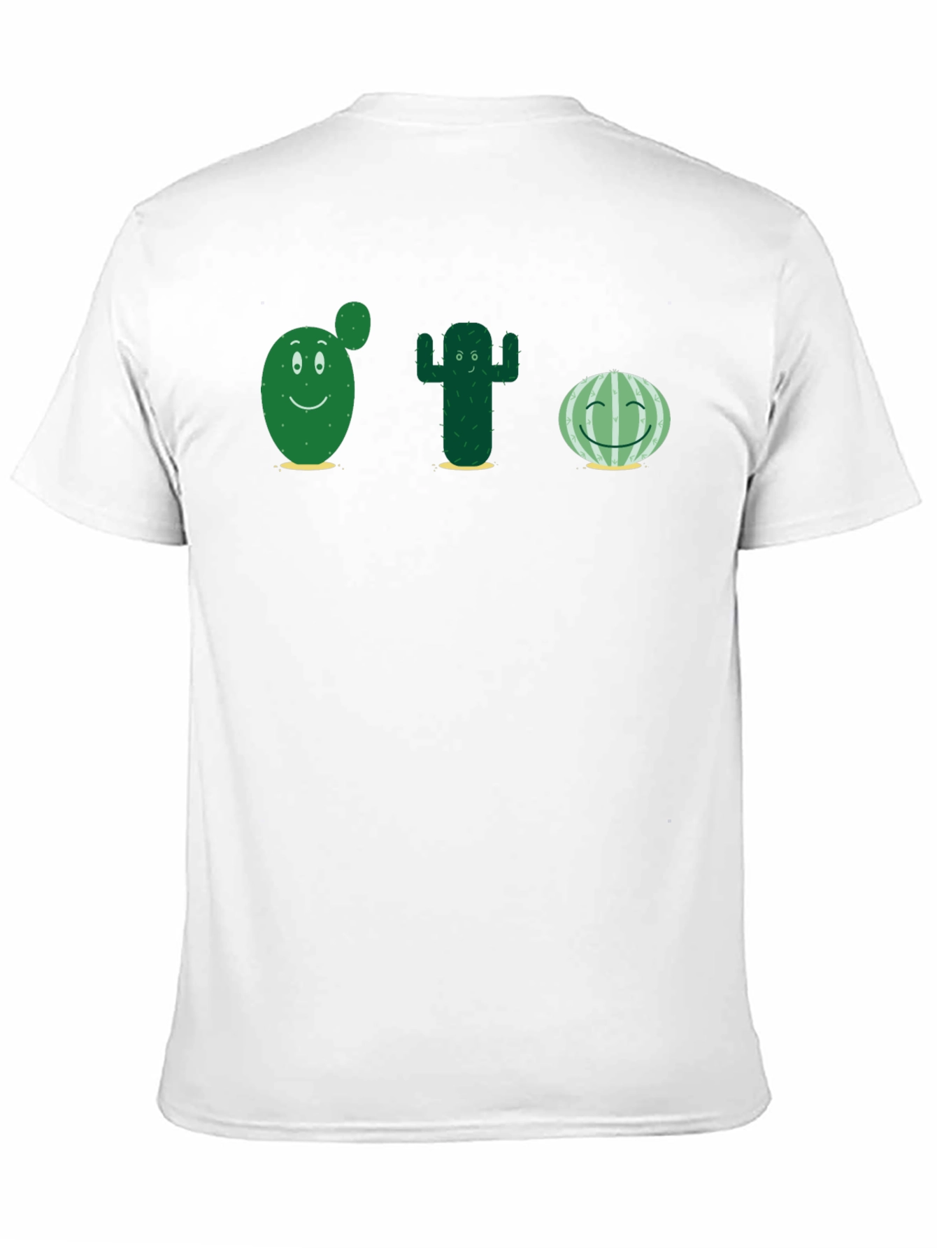 Cute Cactus T-Shirt - Black Cotton Tee